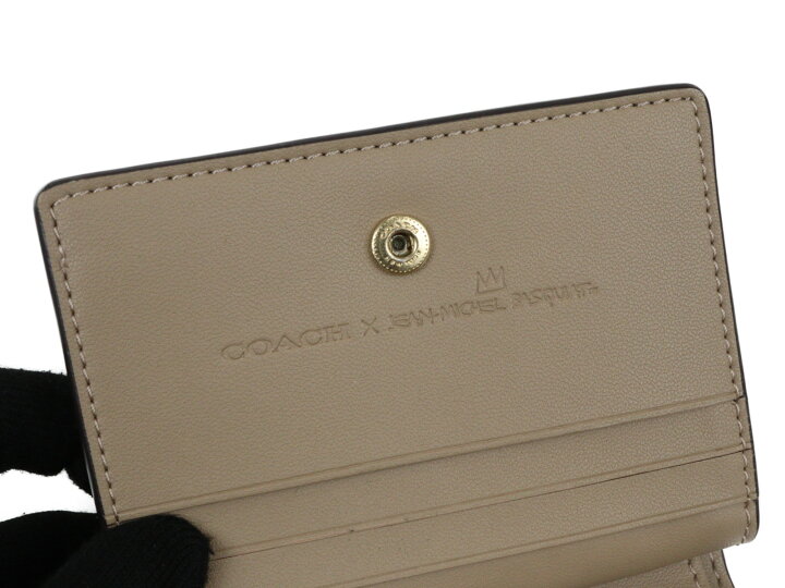 楽天市場】COACH コーチ 2つ折り財布 C5587 ジャン=ミシェル・バスキア 