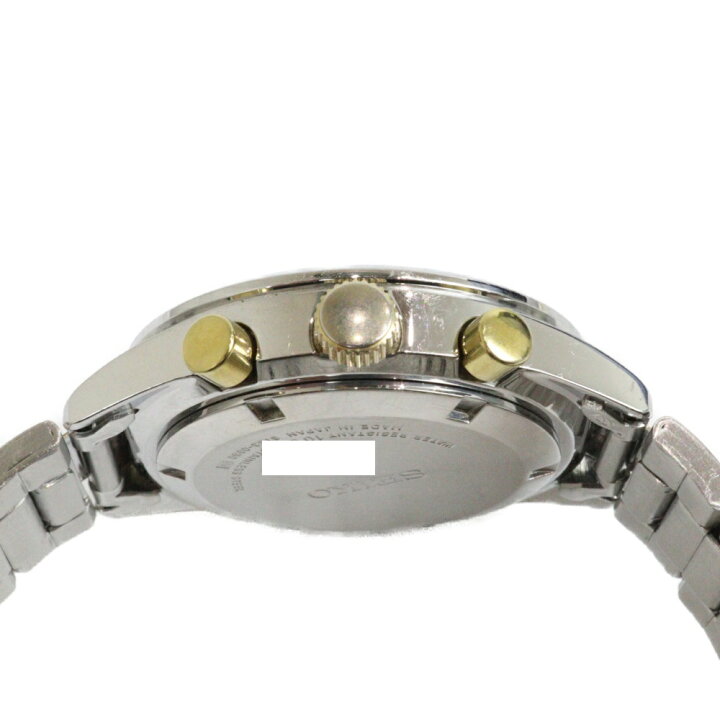 楽天市場】【電池交換済み】SEIKO セイコー 6T63-00B0 クロノグラフ 