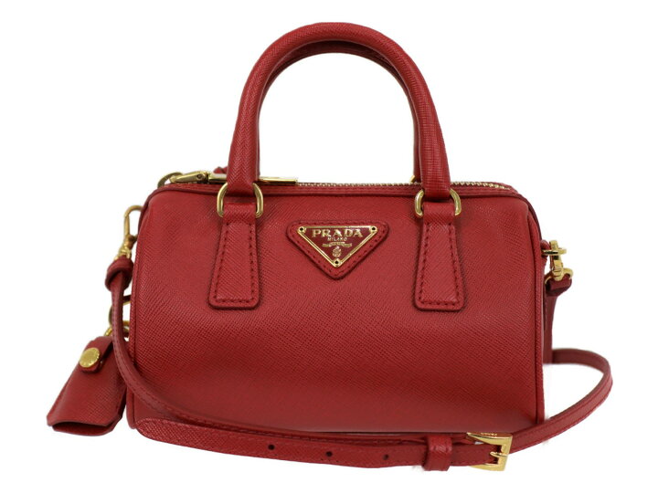 楽天市場】PRADA サフィアーノルクス ミニボストンバッグ BL0841  