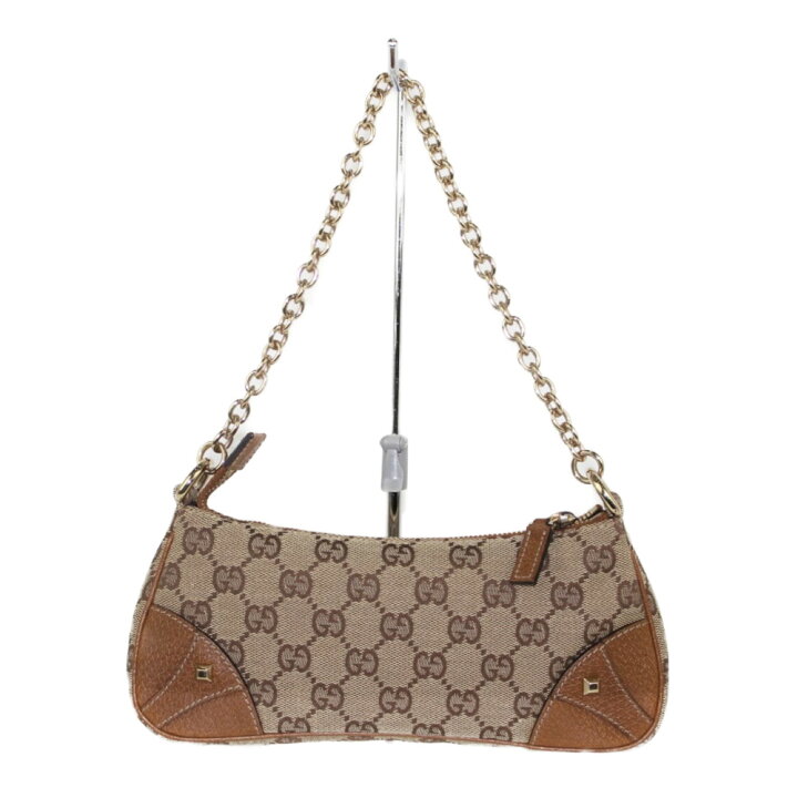 楽天市場】GUCCI グッチ GGキャンバス チェーンショルダーバッグ 