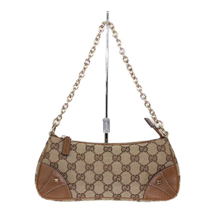楽天市場】GUCCI グッチ GGキャンバス チェーンショルダーバッグ 