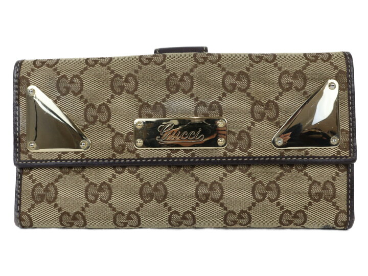 楽天市場】GUCCI グッチ Wホック長財布 181895 ロングウォレット GG 