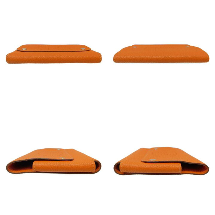 楽天市場】HERMES エルメス エテュイカルトGM トランプケース オレンジ 