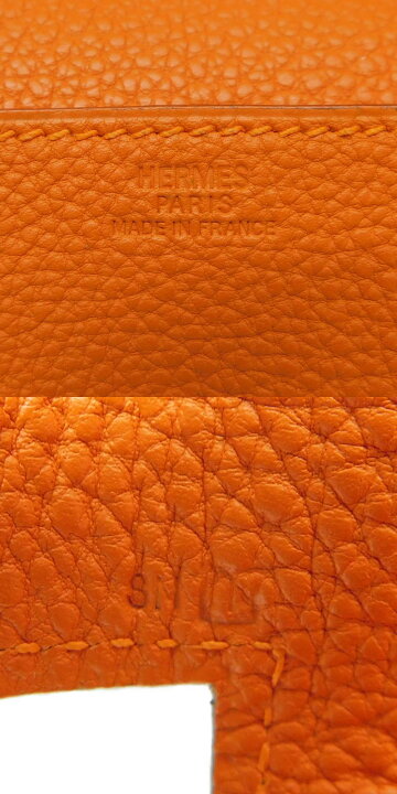楽天市場】HERMES エルメス エテュイカルトGM トランプケース オレンジ 
