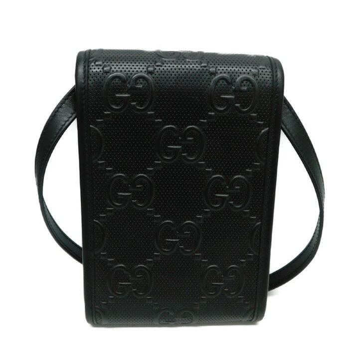 楽天市場】【箱・布袋あり】GUCCI グッチ GGエンボスミニバッグ 625571  