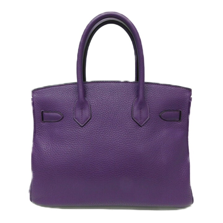 楽天市場】HERMES エルメス バーキン30 □P刻印 2012年製 パープル系 