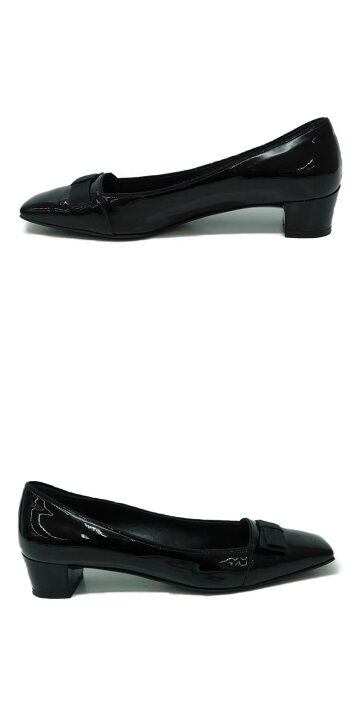 楽天市場】SALVATORE FERRAGAMO フェラガモ パンプス ブラック 黒 