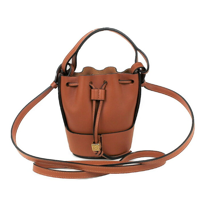 楽天市場】LOEWE ロエベ バルーンバッグ ナノ ブラウン系 レザー  