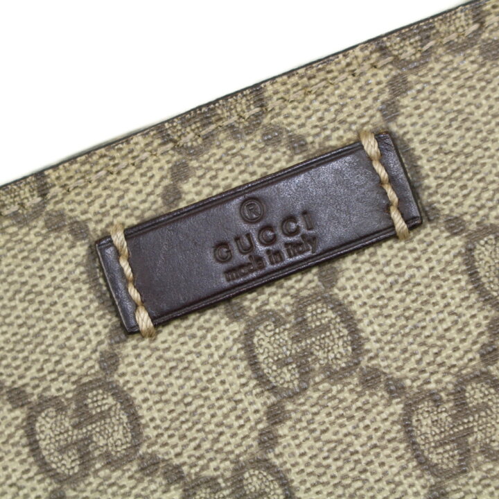 楽天市場】GUCCI グッチ GGスプリーム セカンドバッグ 201755 ベージュ 