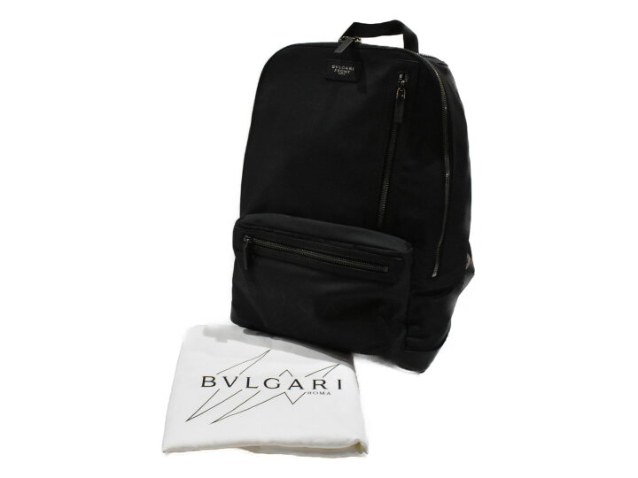 楽天市場】【おしゃれ☆中古品】BVLGARI×FRAGMENTバックパック 290732  