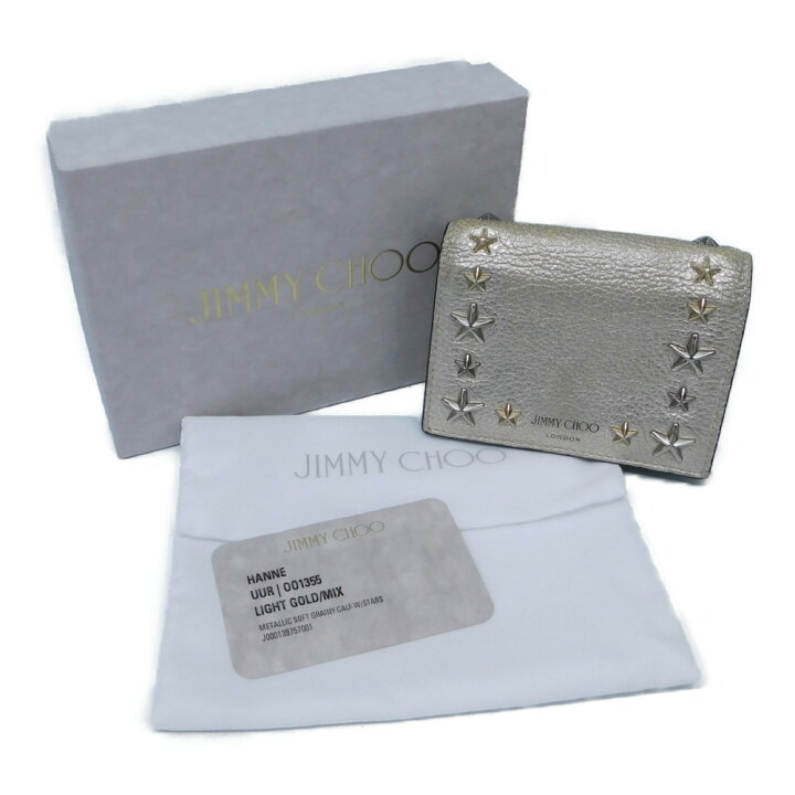 楽天市場】【箱・布袋あり】JIMMY CHOO(ジミーチュウ) HANNE 二つ折り 