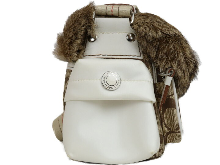 楽天市場】COACH コーチ ファーシグネチャーショルダーバッグ 3589 