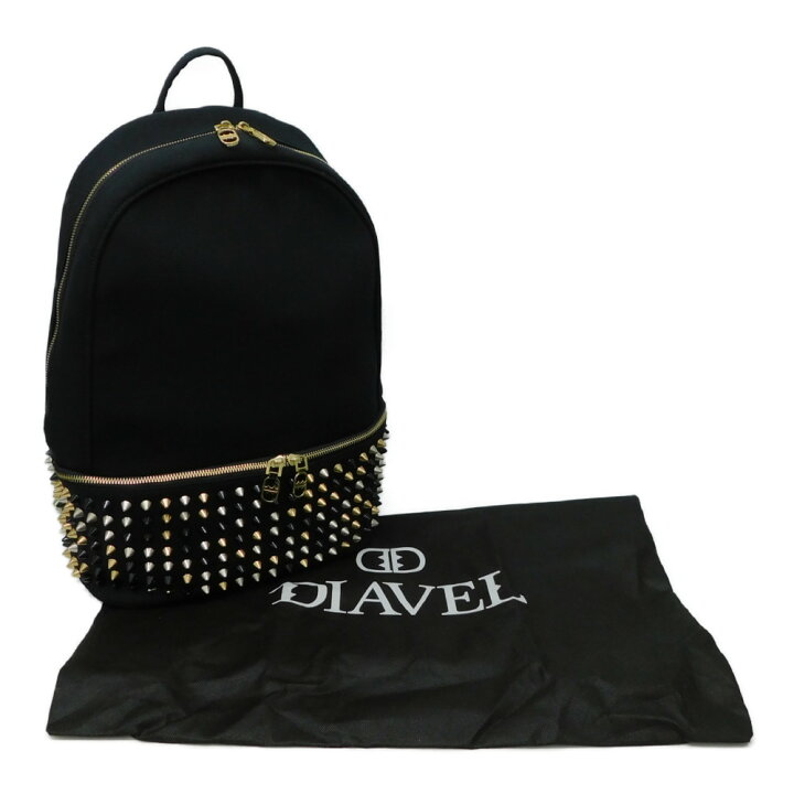 楽天市場】DIAVEL ディアベル スタッズバックパック リュックサック 大  