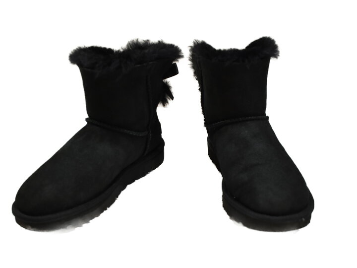 楽天市場】【中古品】UGGムートンブーツ ブラック ショートブーツ 