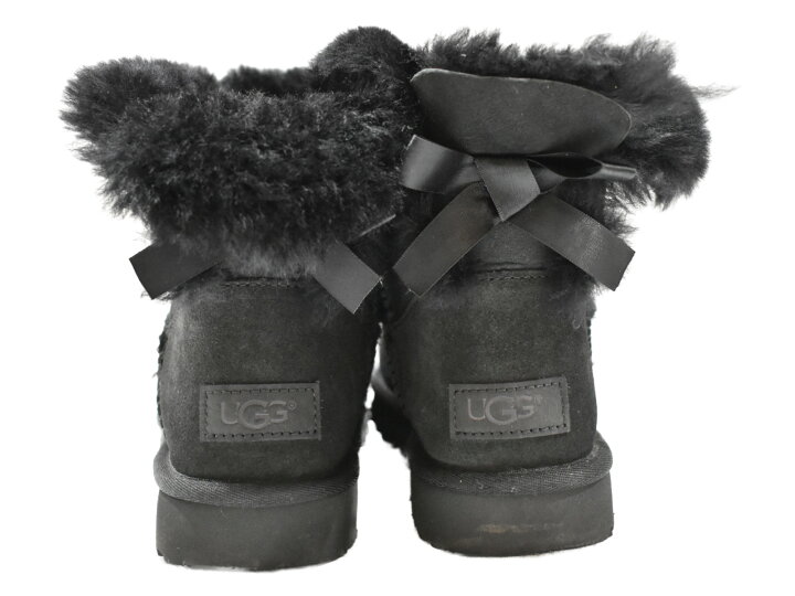 楽天市場】【中古品】UGGムートンブーツ ブラック ショートブーツ 