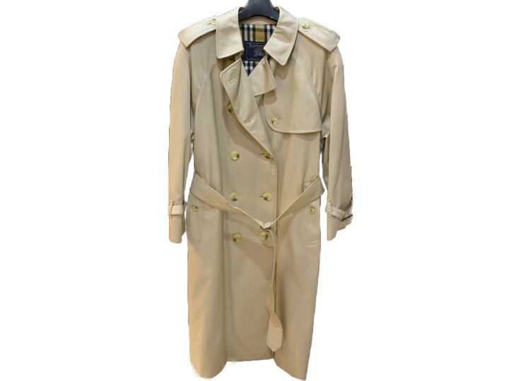 楽天市場】BURBERRY ロングトレンチコート ベージュ アウター Sサイズ  