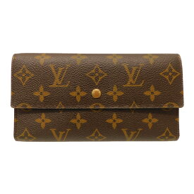 【中古】LOUIS VUITTON　ルイヴィトン ポルトフォイユ・インターナショナル　 M61217　モノグラム　ブラウン　スナップボタン　長財布　レディース　メンズ　ユニセックス　ゴールド金具　ギフト　贈り物　プレゼント包装【中古】　新居浜店