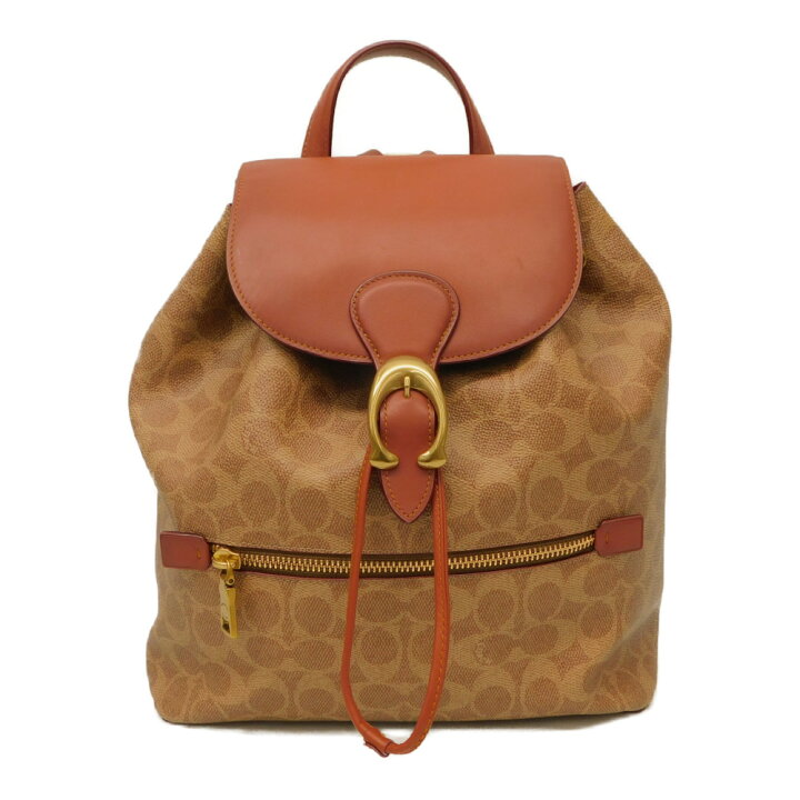 楽天市場】COACH コーチ シグネチャーリュック 68563 ゴールド 金  