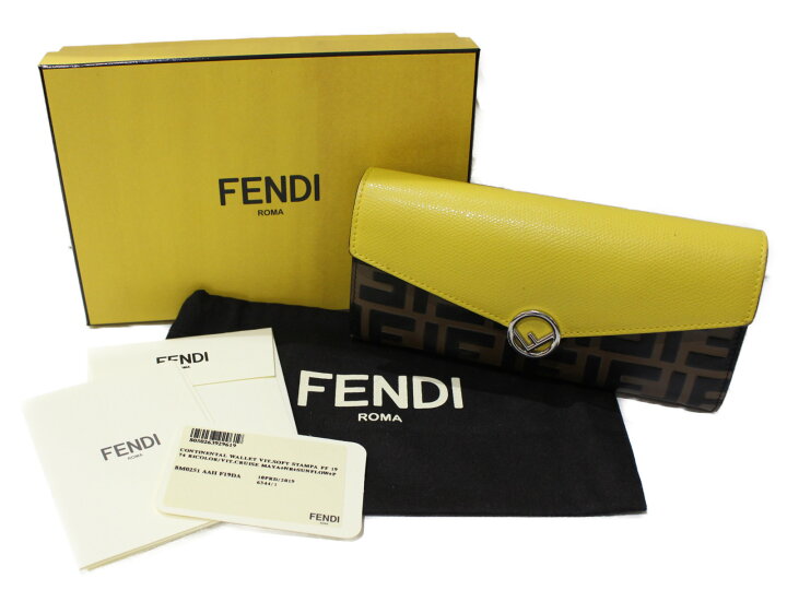 楽天市場】【箱・布袋あり】FENDI フェンディ コンチネンタル財布 