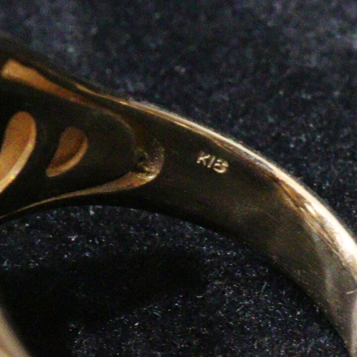 楽天市場】D0.42ct カメリア風デザインリング K18 ピンクゴールド系  