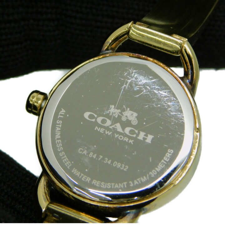 楽天市場】【電池交換済み】COACH コーチ バングルウォッチ クオーツ  