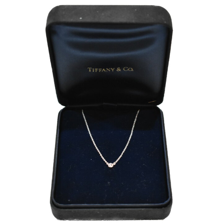 楽天市場】【ケースあり】TIFFANY＆Co. バイザヤードネックレス Pt950 