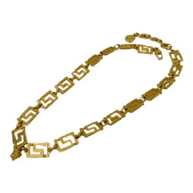 VERSACE ヴェルサーチ DG17593/DJMT　グレカマニアネックレス　ネックレス　ゴールド　レディース　メンズ　ユニセックス　プレゼント包装可　ブランドジュエリー【中古】　新居浜店