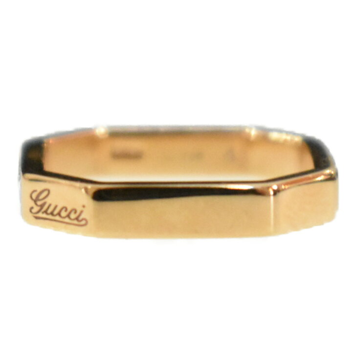 楽天市場】GUCCI オクタゴナルリング Au750 K18 YG イエローゴールド 