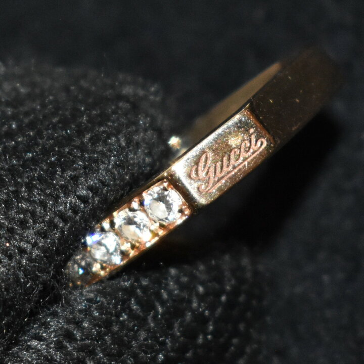 楽天市場】GUCCI オクタゴナルリング Au750 K18 YG イエローゴールド 
