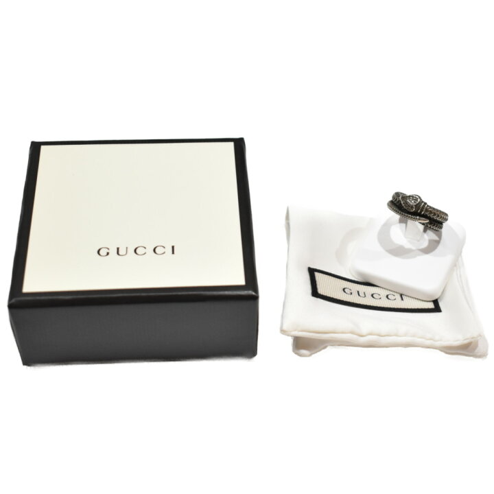 楽天市場】【箱・布袋あり】GUCCI スネークリング 925 シルバー サイズ  