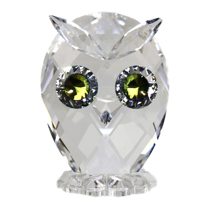 楽天市場】SWAROVSKI スワロフスキー フクロウ クリスタル お祝い 
