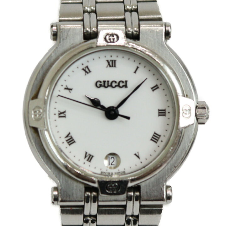楽天市場】【電池交換済み】GUCCI グッチ インターロッキングGG 9100L  