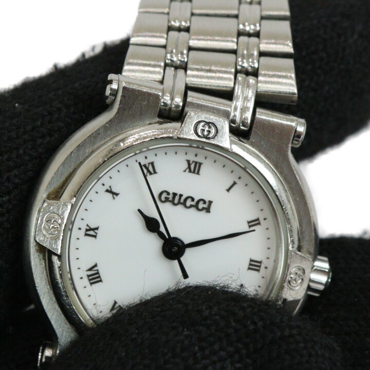 楽天市場】【電池交換済み】GUCCI グッチ インターロッキングGG 9100L 