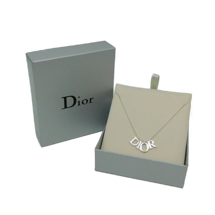 楽天市場】Christian Dior クリスチャンディオール ロゴネックレス  
