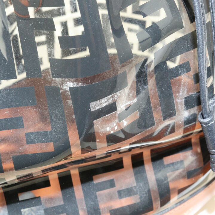 楽天市場】FENDI モントレゾール 8BT298 ブラウン ブラック スケルトン 