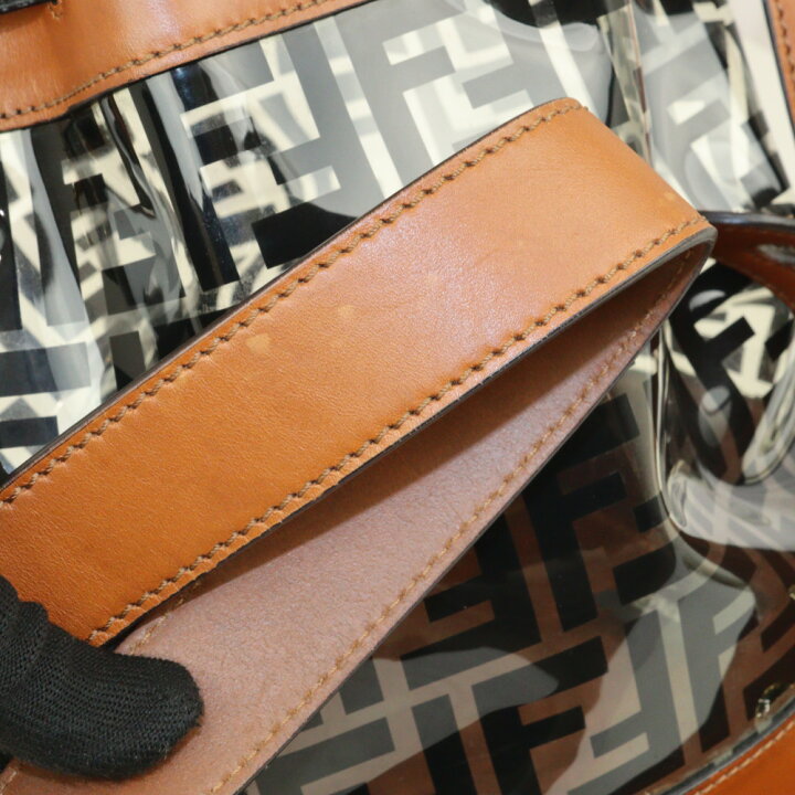 楽天市場】FENDI モントレゾール 8BT298 ブラウン ブラック スケルトン 