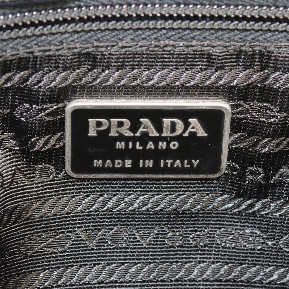 楽天市場】PRADA プラダ トートバッグ B9335 ダークグレー系
