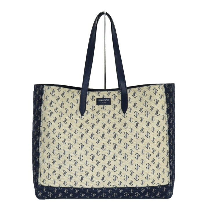 楽天市場】JIMMY CHOO ジミーチュウ JCロゴ柄ジャガードトートバッグ  