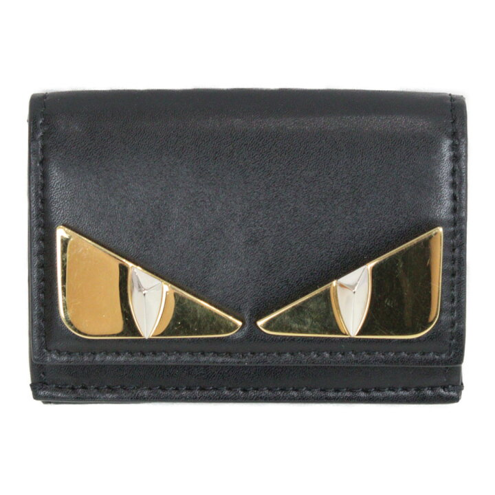 楽天市場】FENDI フェンディ バグズ 三つ折り財布 8M0395 3IF F0KUR 