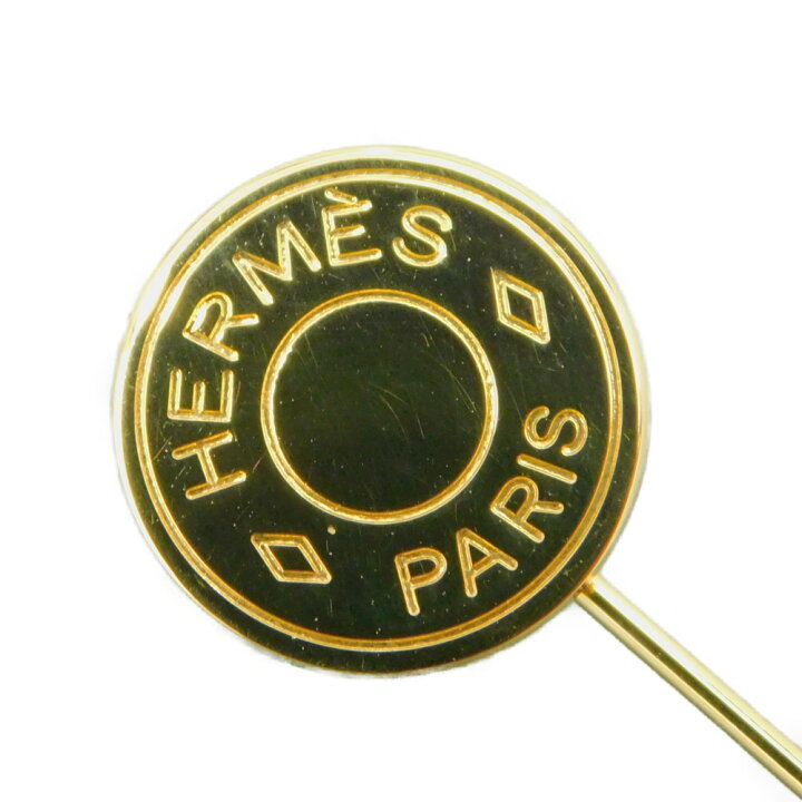 楽天市場】HERMES エルメス セリエ ピンブローチ ゴールド ラウンド 円 