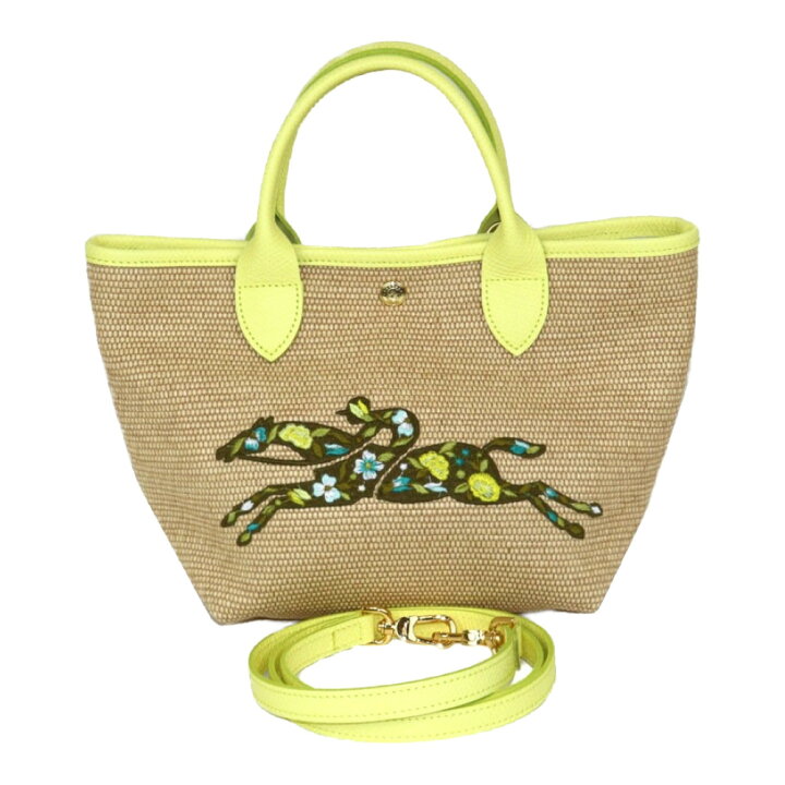 楽天市場】LONGCHAMP ル パニエ プリアージュ S トップハンドルバッグ 