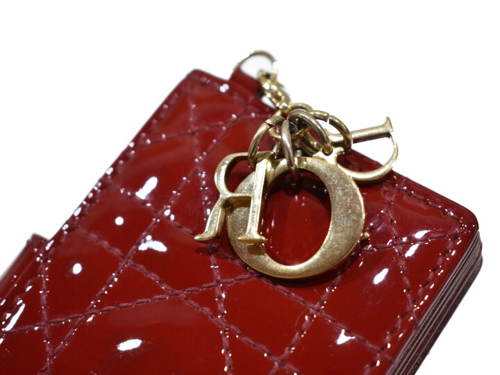 楽天市場】【中古品】DIORカードホルダー S0074OVRB_M323 レッド  