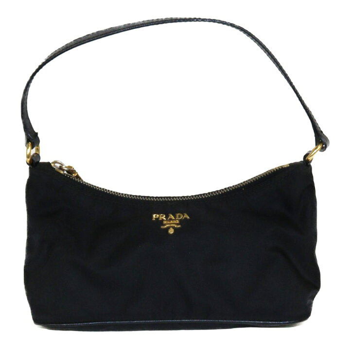 楽天市場】PRADA プラダ ナイロンポーチ 1N1413 ブラック 黒 テスート 