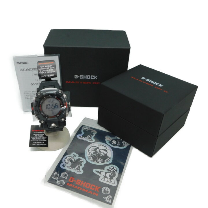 楽天市場】CASIO カシオ G-SHOCK GW-9500-1JF MUDMANトリプルセンサー  