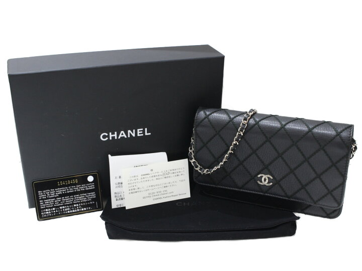 楽天市場】【箱・布袋・ギャラあり】CHANEL シャネル チェーン 
