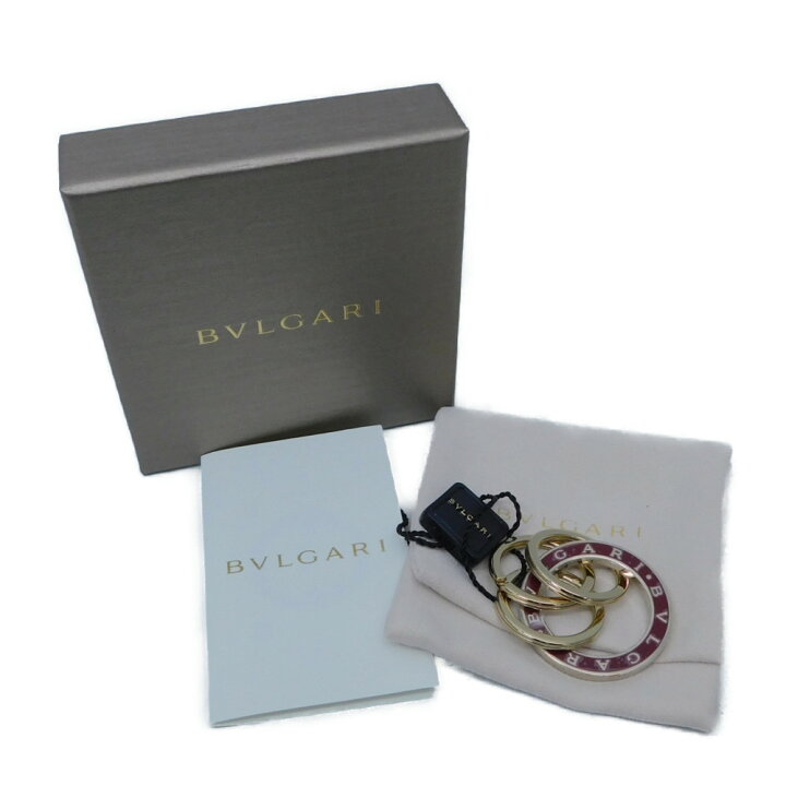 楽天市場】BVLGARI ブルガリ 3連キーリング キーホルダー 290725 