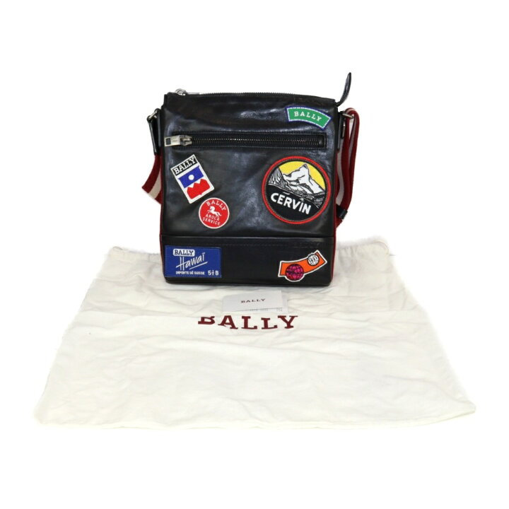 楽天市場】BALLY バリー ハワイ限定 ショルダーバッグ ブラック マルチ 
