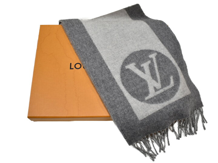 楽天市場】【箱あり】LOUIS VUITTON ルイ・ヴィトン マフラー  