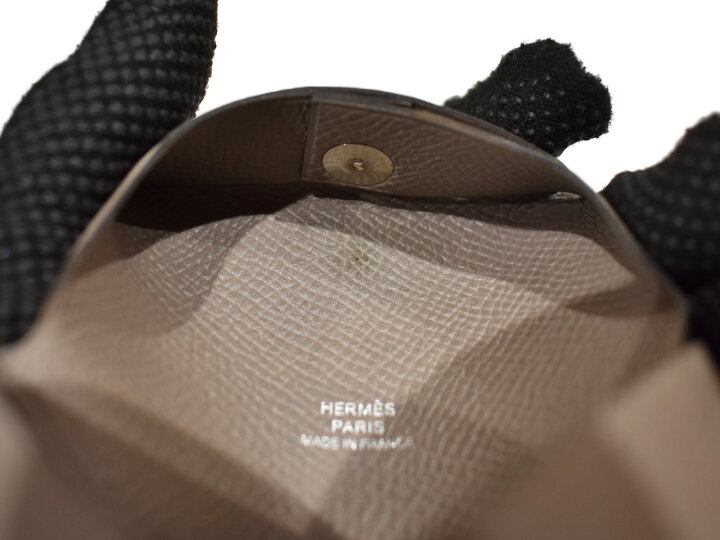 楽天市場】HERMES エルメス バスティア コインケース C刻印（2018年製  