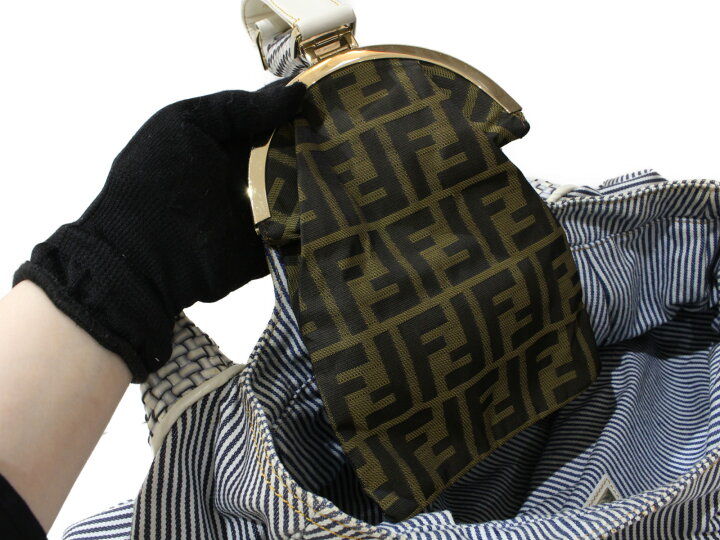楽天市場】FENDI フェンディ ヒッコリースパイバッグ 8BR511  